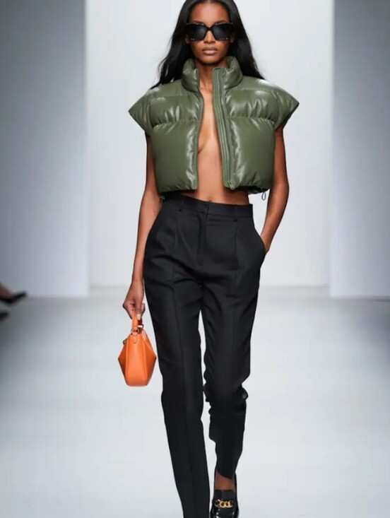 Jackets & Blazers - NWT Patton Puffer Cropped Vest